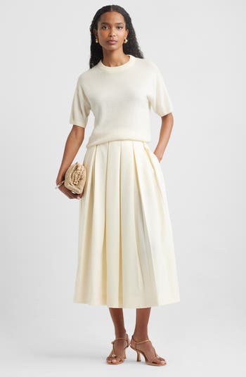 【mnem】LEMAN Pleated Midi Skirt Nordstrom Pleated Midi Skirt | Nordstrom