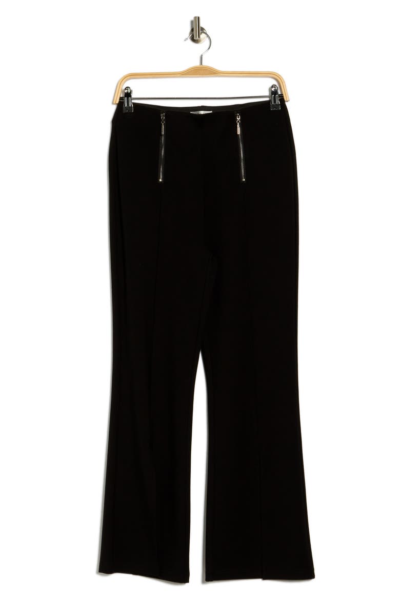 Front Slit Wide Leg Pants, Alternate, color, BLACK