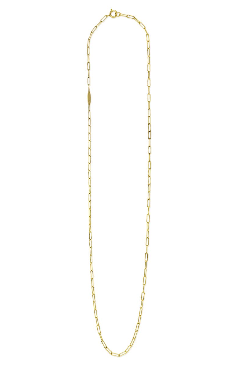 LAGOS Men's Anthem Paper Clip Chain Necklace, Alternate, color, Gold