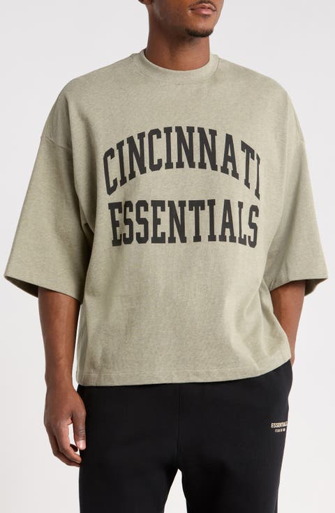 Cincinnati Bengals Merch Oversize Cotton Graphic T-Shirt
