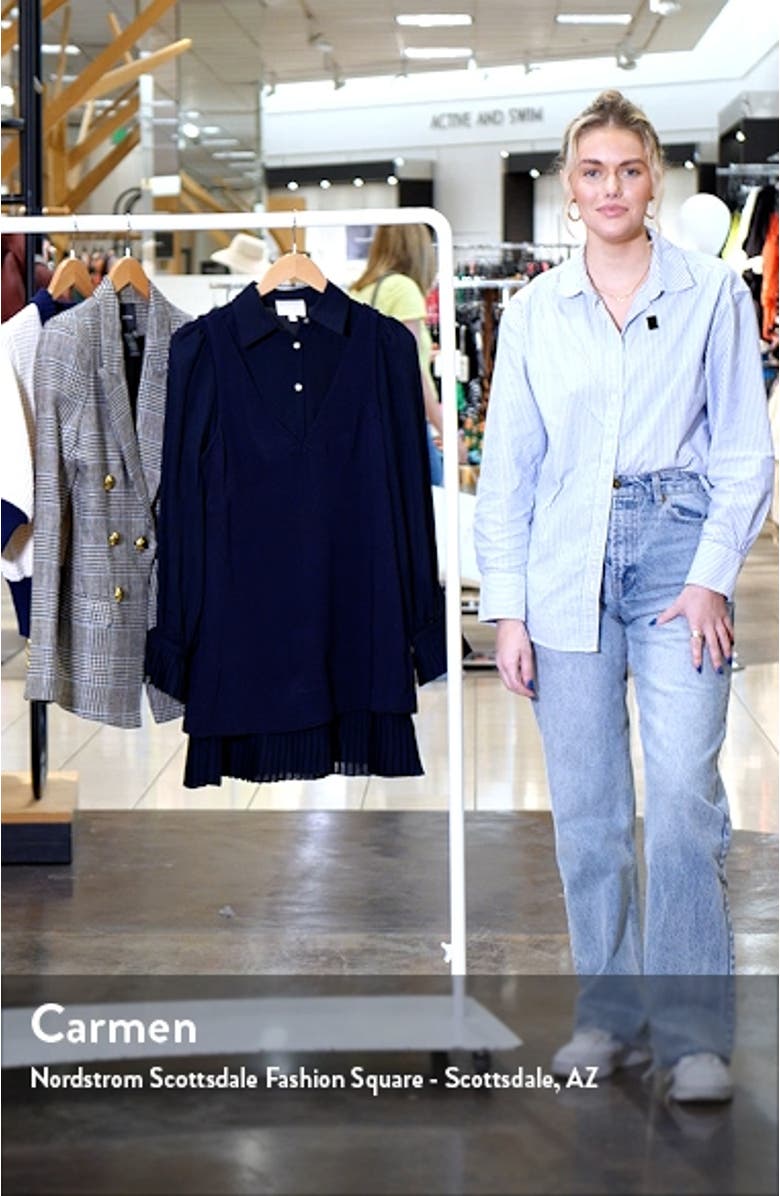 Rayna Layered Long Sleeve Minidress, sales video thumbnail