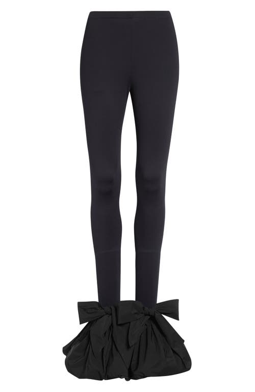 Vaquera Pouf Flare Leggings In Black
