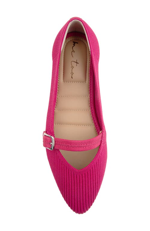 Me Too Glory Rib Knit Mary Jane Flat In Red