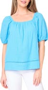 GIBSONLOOK Convertible Neck Gauze Top
