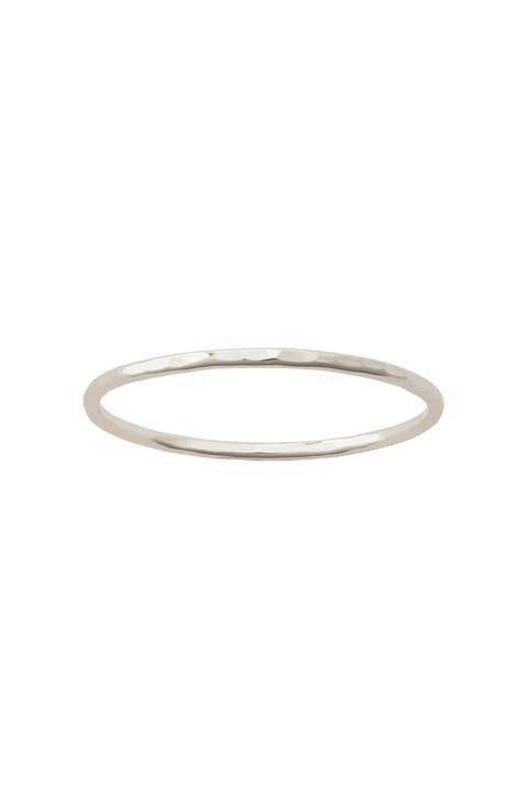 Hammered Stacking Ring