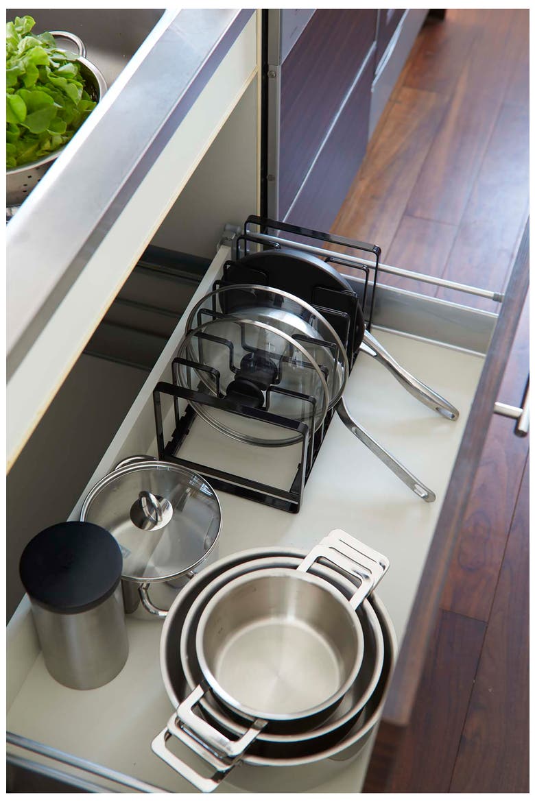 Cupboard Storage Rack, Alternate, color, BLACK