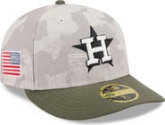 New Era Men's New Era Light Beige/Olive Houston Astros 2025 Armed Forces Day Low Profile 59FIFTY Fitted Hat
