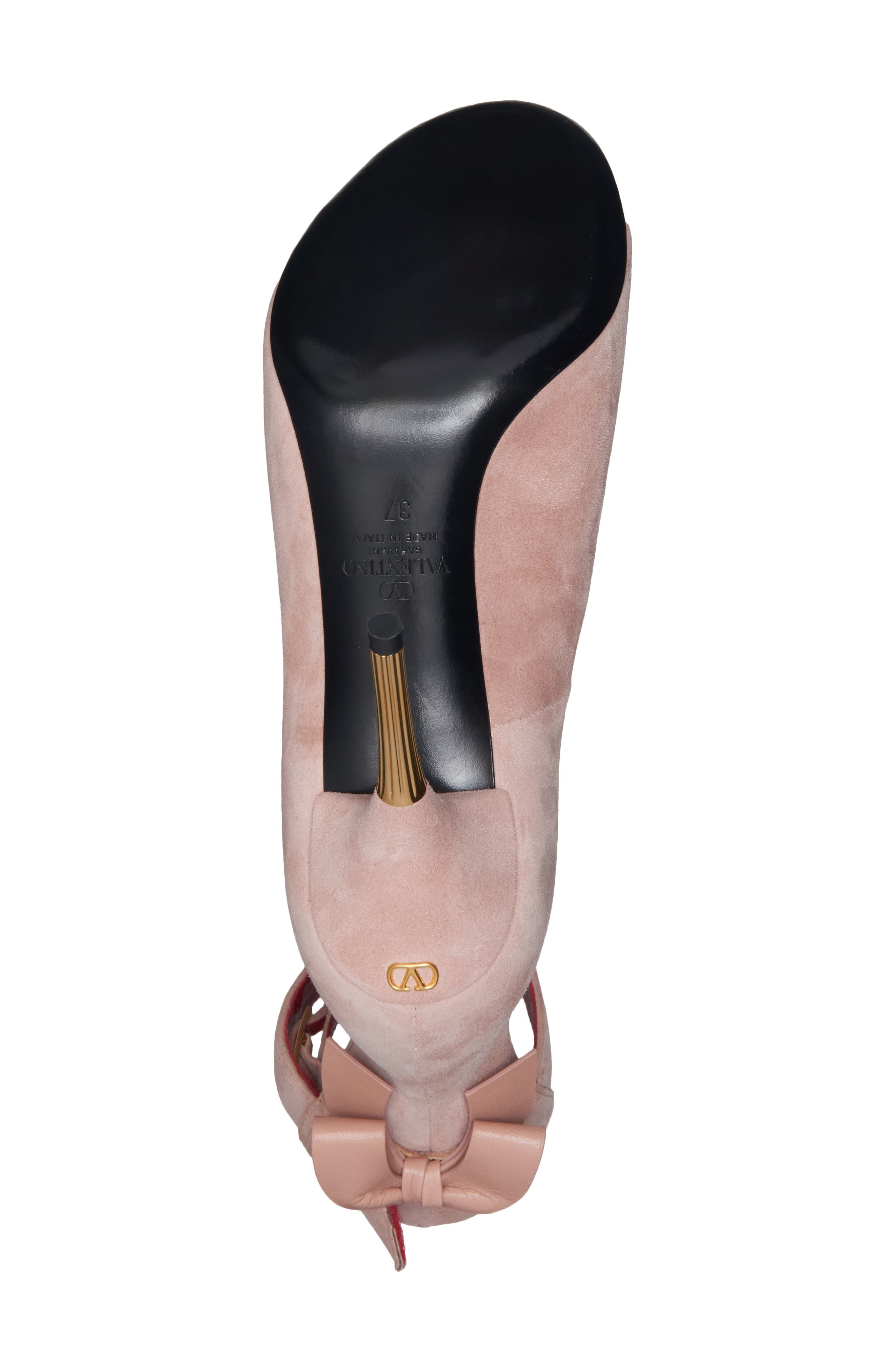 Fatale Ankle Strap Peep Toe Sandal, Alternate, color, PALE ROSE