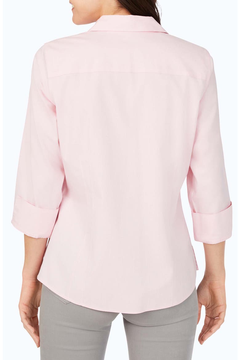 Taylor Fitted Non-Iron Shirt, Alternate, color, CHAMBRAY PINK