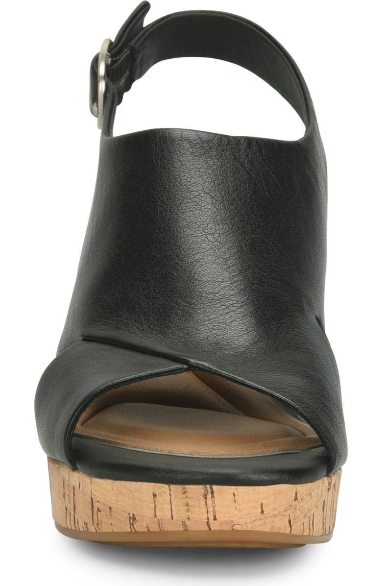 Söfft Liv Slingback Platform Sandal, Alternate, color, Black