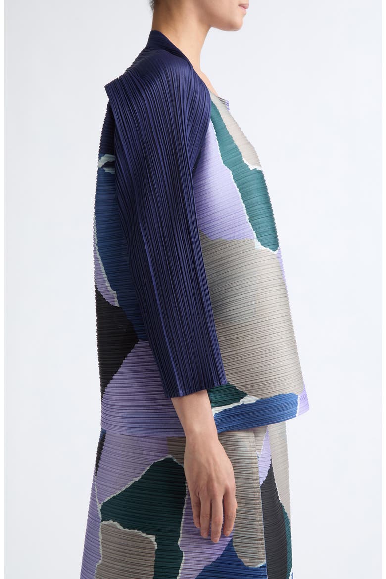 Surprise Pleated Top, Alternate, color, PURPLE