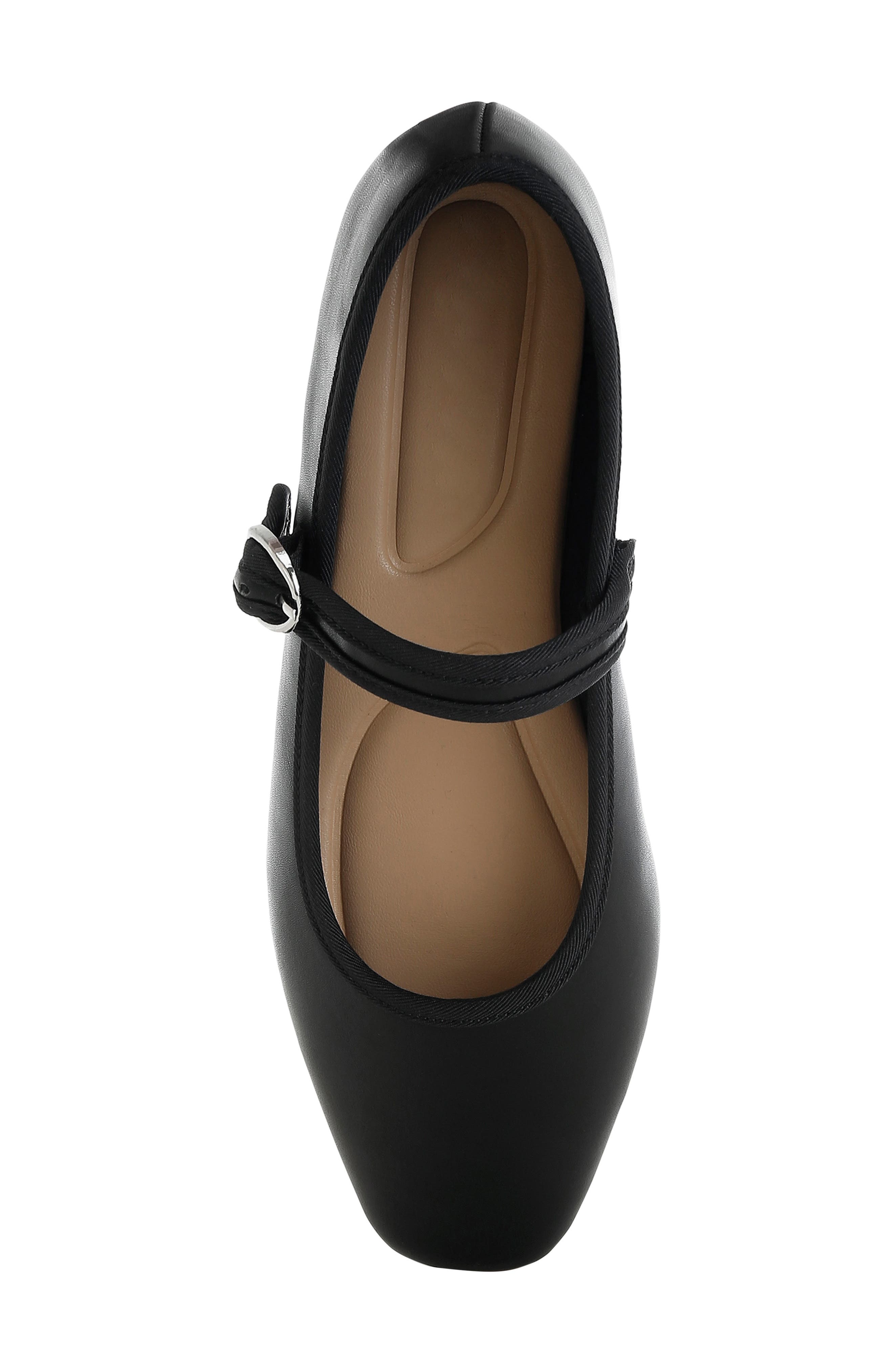 LONDON RAG Iker Mary Jane Flat, Alternate, color, Black
