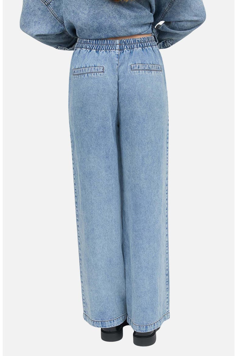 Washed Chambray Wide Leg Pants, Alternate, color, CHAMBRAY
