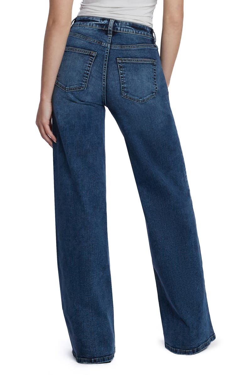 HINT OF BLU Myra Mid Rise Wide Leg Jeans, Alternate, color, Myra Blue