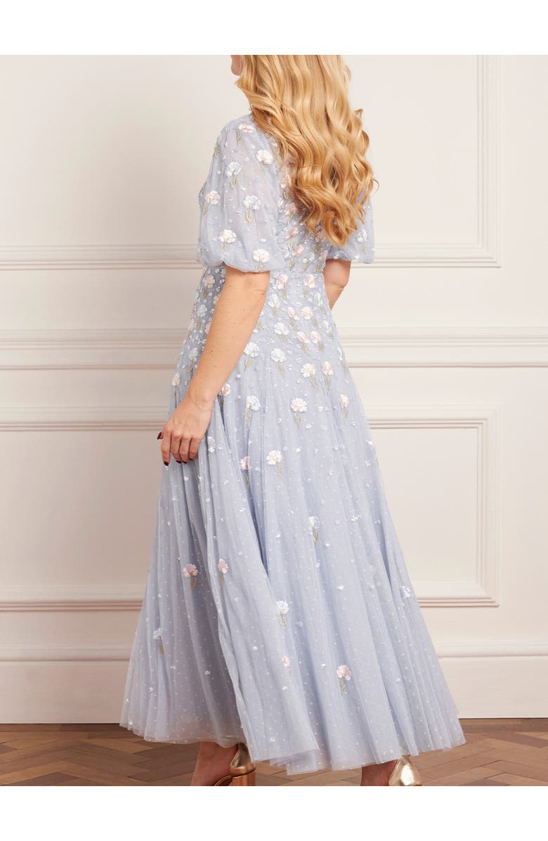 Needle & Thread Dandelion Ditsy Ankle Gown, Alternate, color, Skylight