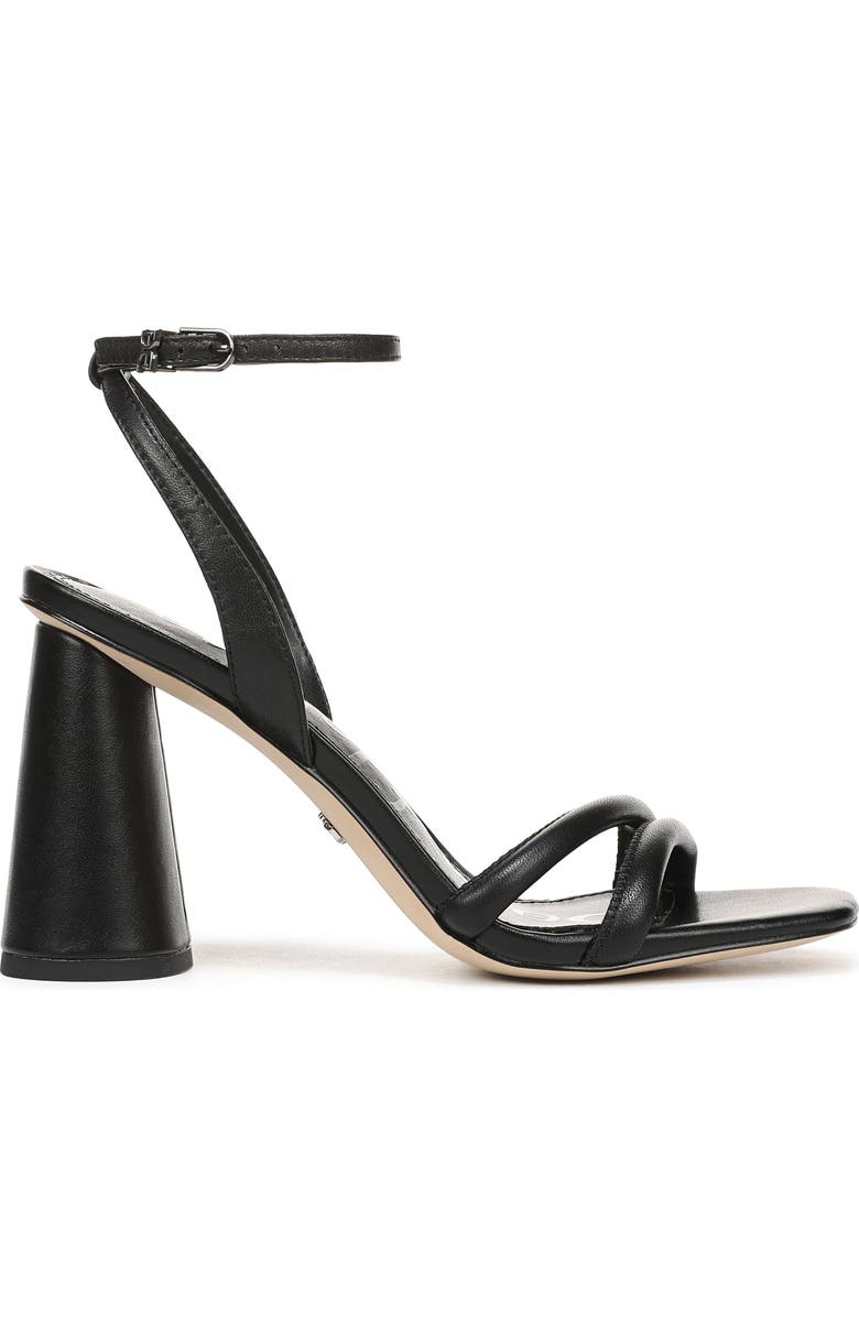 Sam Edelman Kia Block Heel Ankle Strap Sandal, Alternate, color, Black