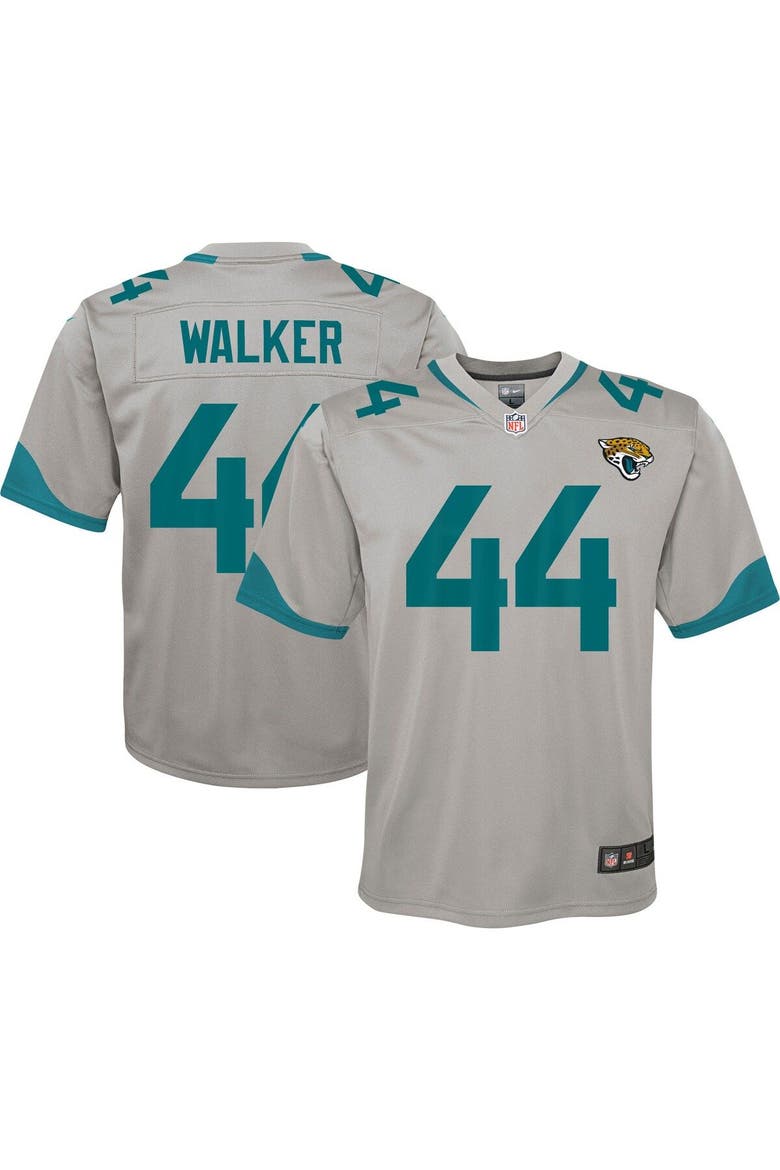 Youth Nike Travon Walker Silver Jacksonville Jaguars Inverted Game Jersey, Main, color, Silver