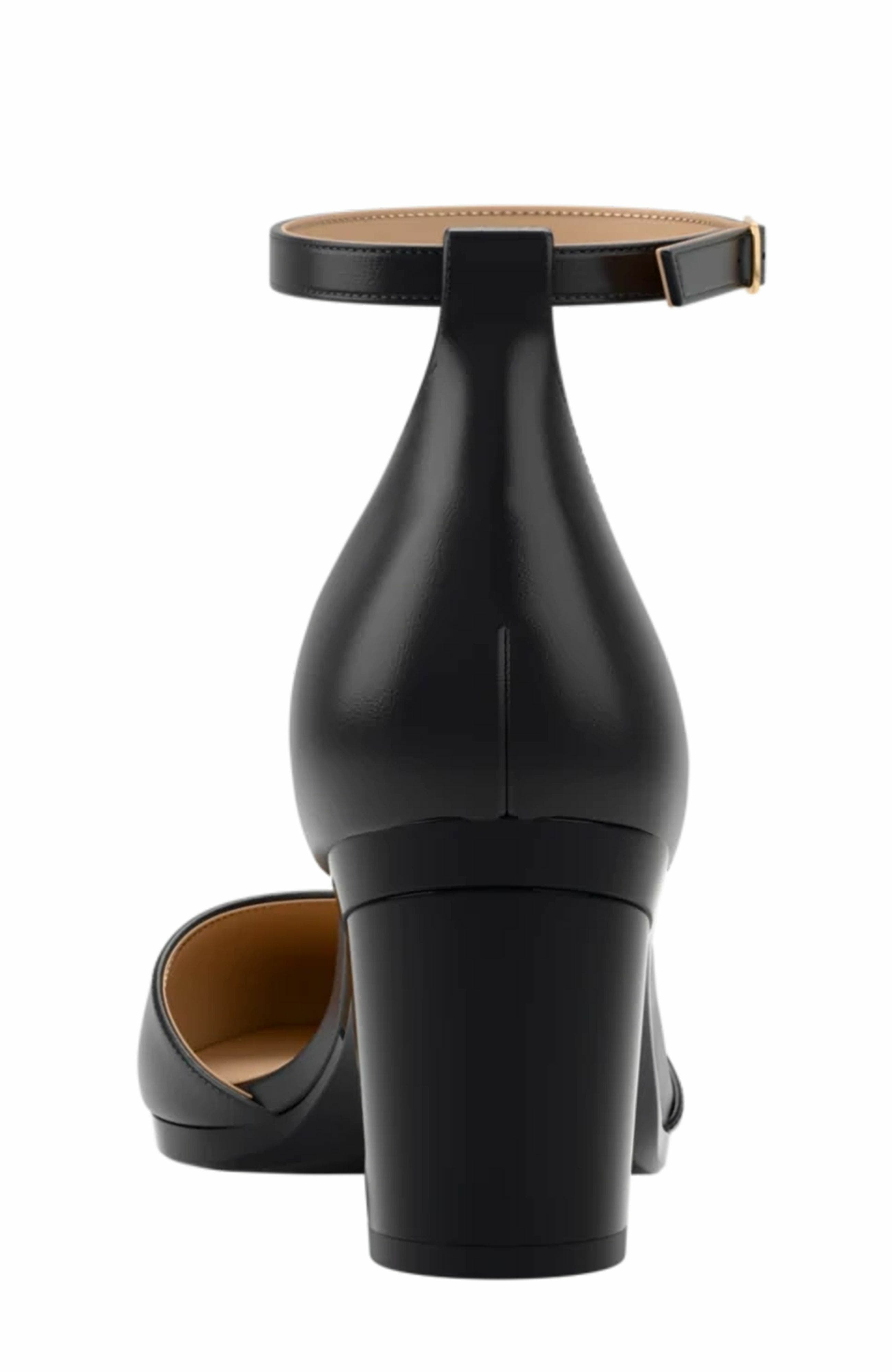 Pashion Footwear The D
Orsay 3" Block Heel, Alternate, color, Coal Leather