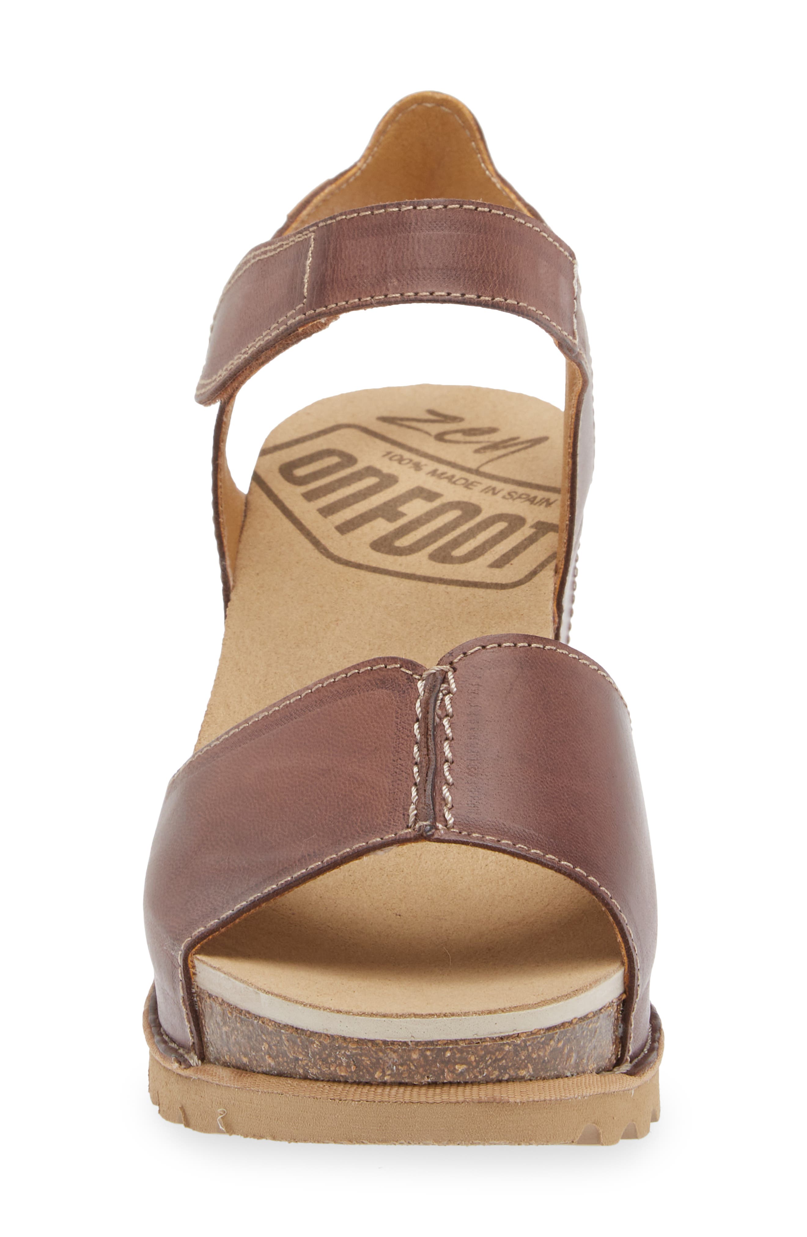 On Foot Samoa 310 Wedge Sandal, Alternate, color, Chocolate