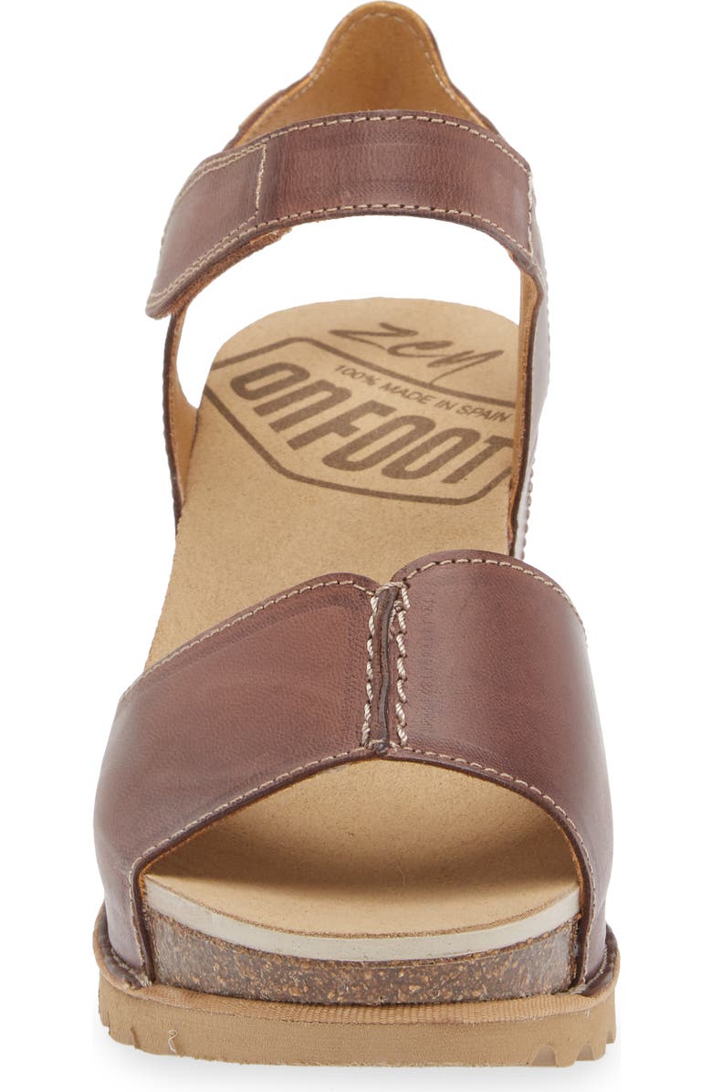 On Foot Samoa 310 Wedge Sandal, Alternate, color, Chocolate