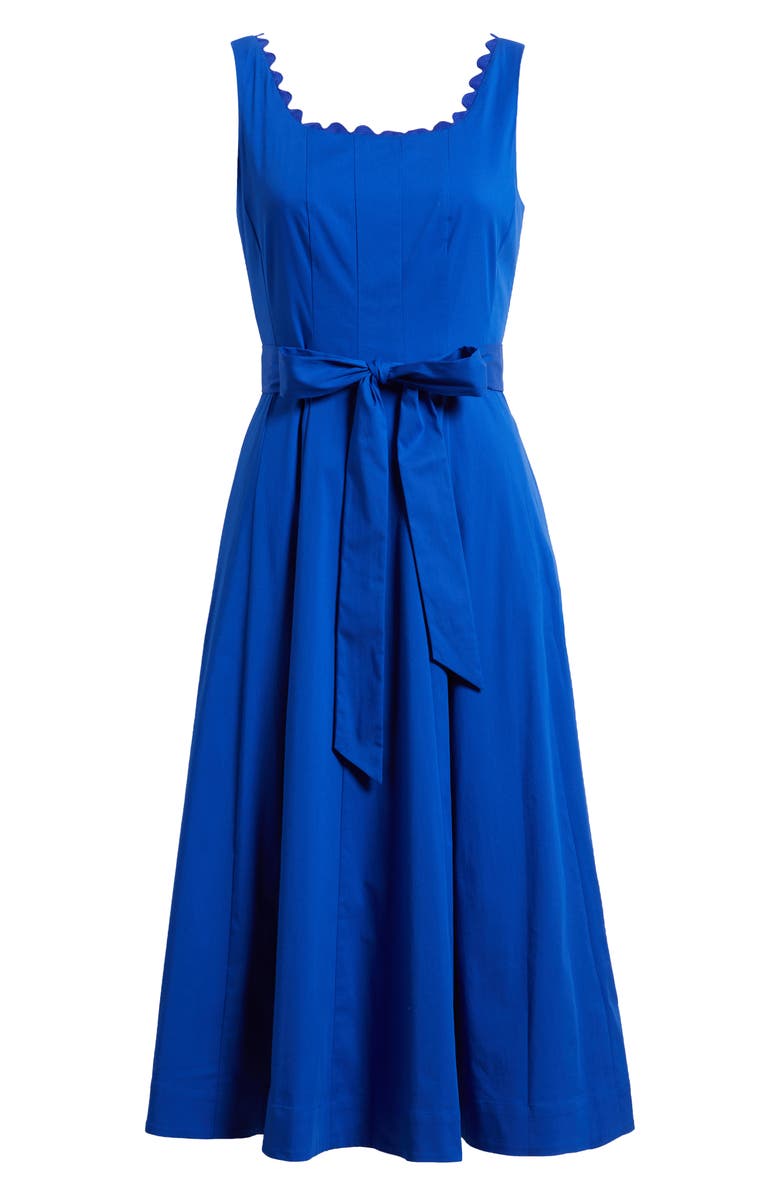 Anne Klein Seamed Sleeveless Fit & Flare Midi Dress, Alternate, color,