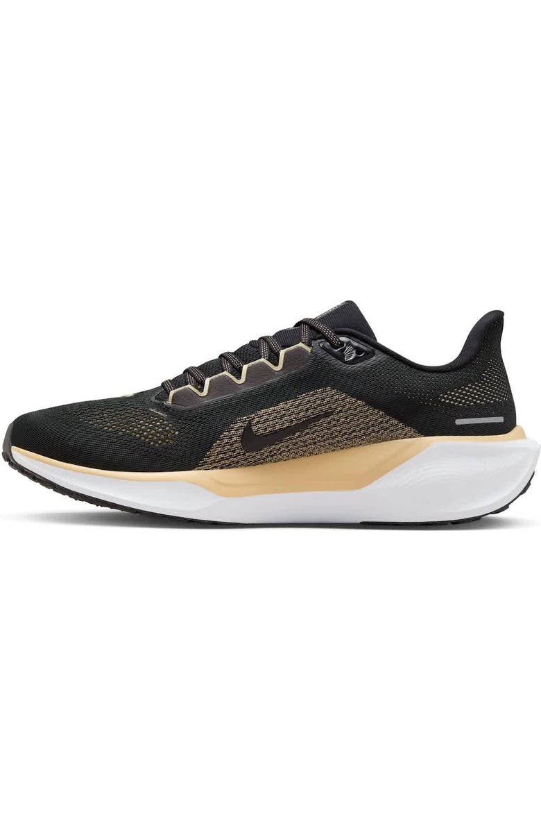 Nike Unisex Nike Black New Orleans Saints Zoom Pegasus 41 Running Shoes, Alternate, color,