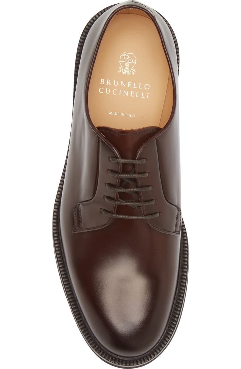 Brunello Cucinelli Leather Derby, Alternate, color,