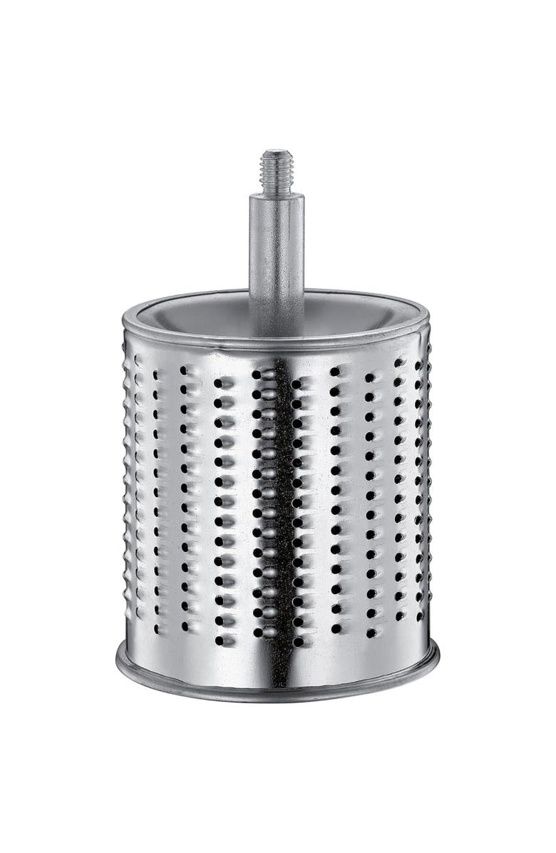 ZASSENHAUS Classic Drum Grater with Suction Base, 2 Grating Drums, Pestle, and Vegetable Cutter, Alternate, color, Red