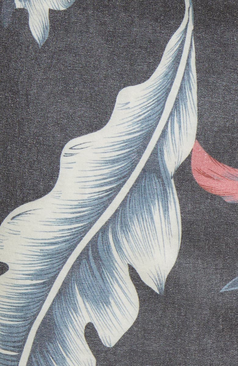 Rails Kian Leaf Print Swim Trunks, Alternate, color, 