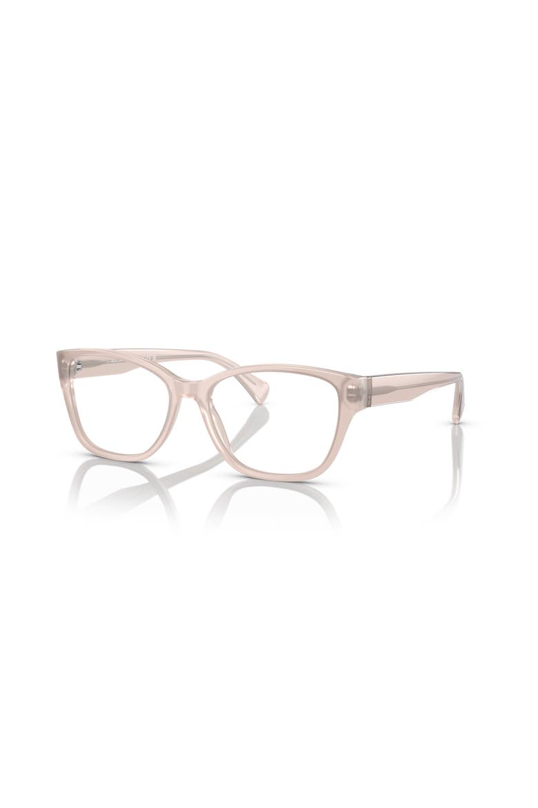 55mm Rectangle optical glasses, Main, color, Pink
