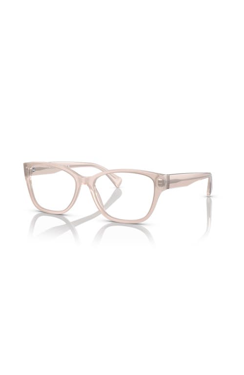 Ralph 55mm Rectangle Optical Glasses In Burgundy