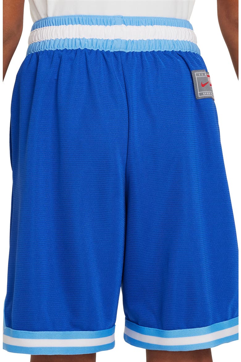 Kids' Dri-FIT DNA Mesh Basketball Shorts, Alternate, color, GAME ROYAL/ WHITE