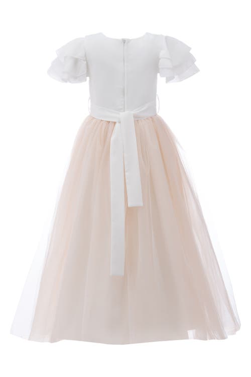 Tulleen Almeria Teacup Gown In White