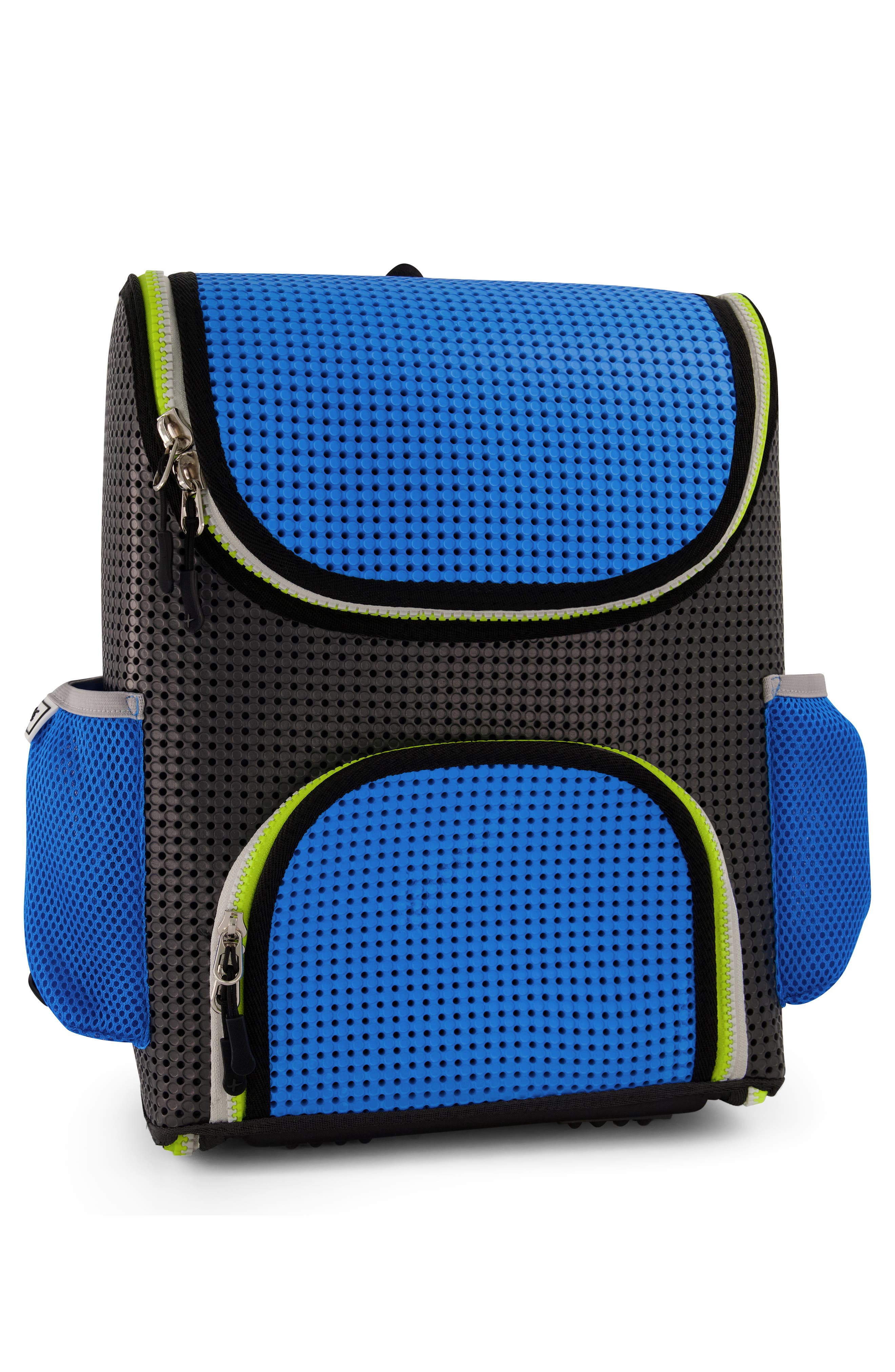 Light+Nine Electric Blue Student Water Resistant Backpack, Alternate, color, 