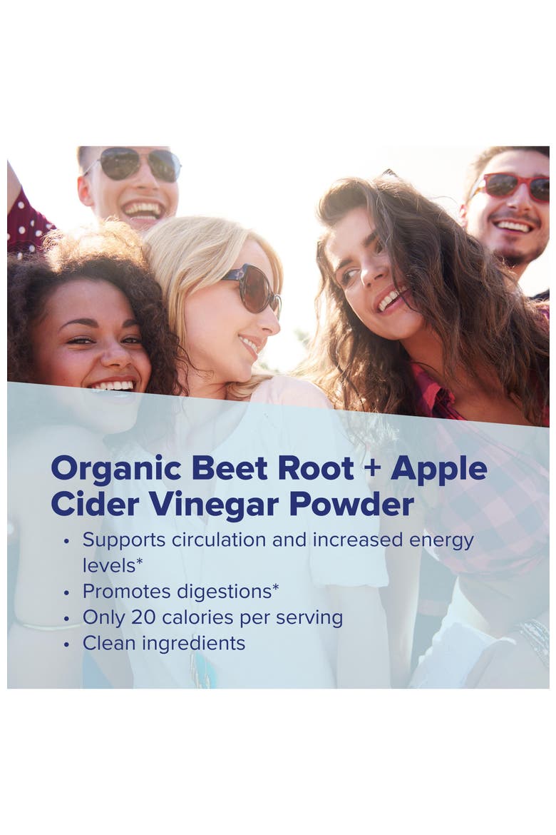 Organic Beet Root Apple Cider Vinegar Powder, Alternate, color, Red