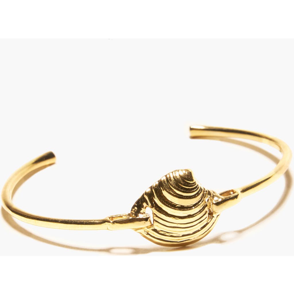 Odette New York La Plage Cuff In Brass