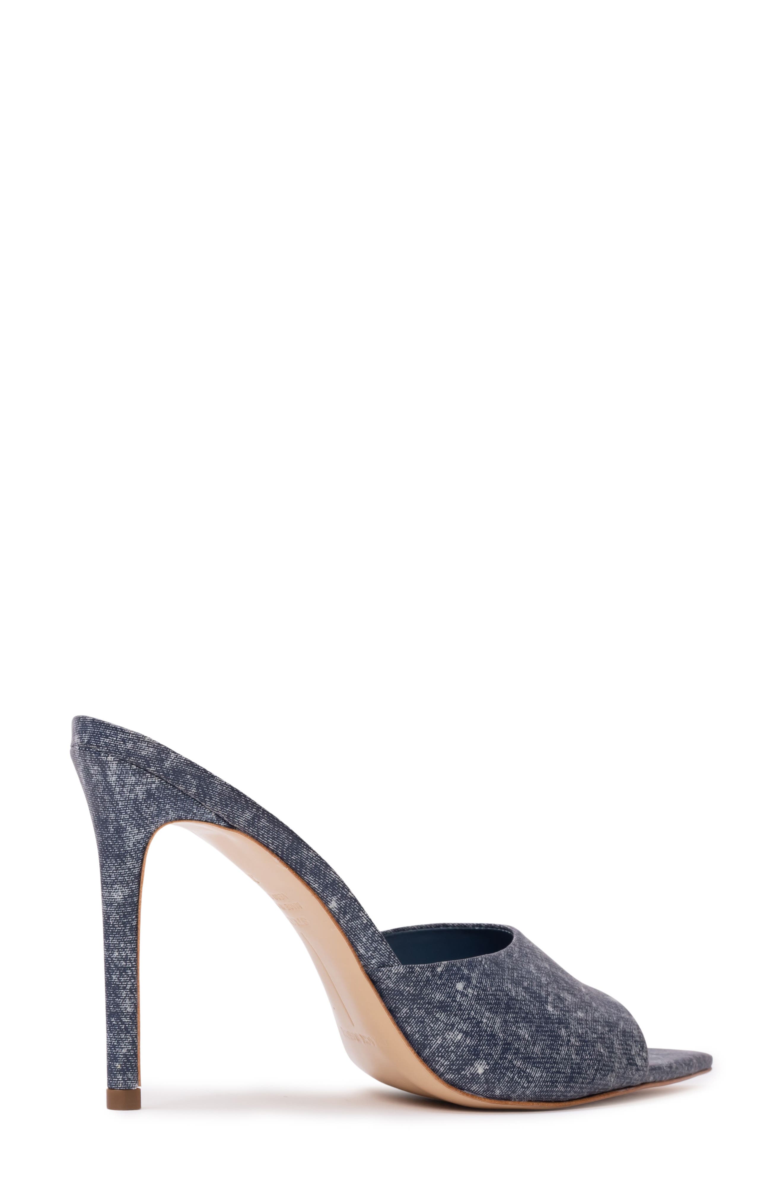 BLACK SUEDE STUDIO Bella Pointed Toe Slide Sandal, Alternate, color, 