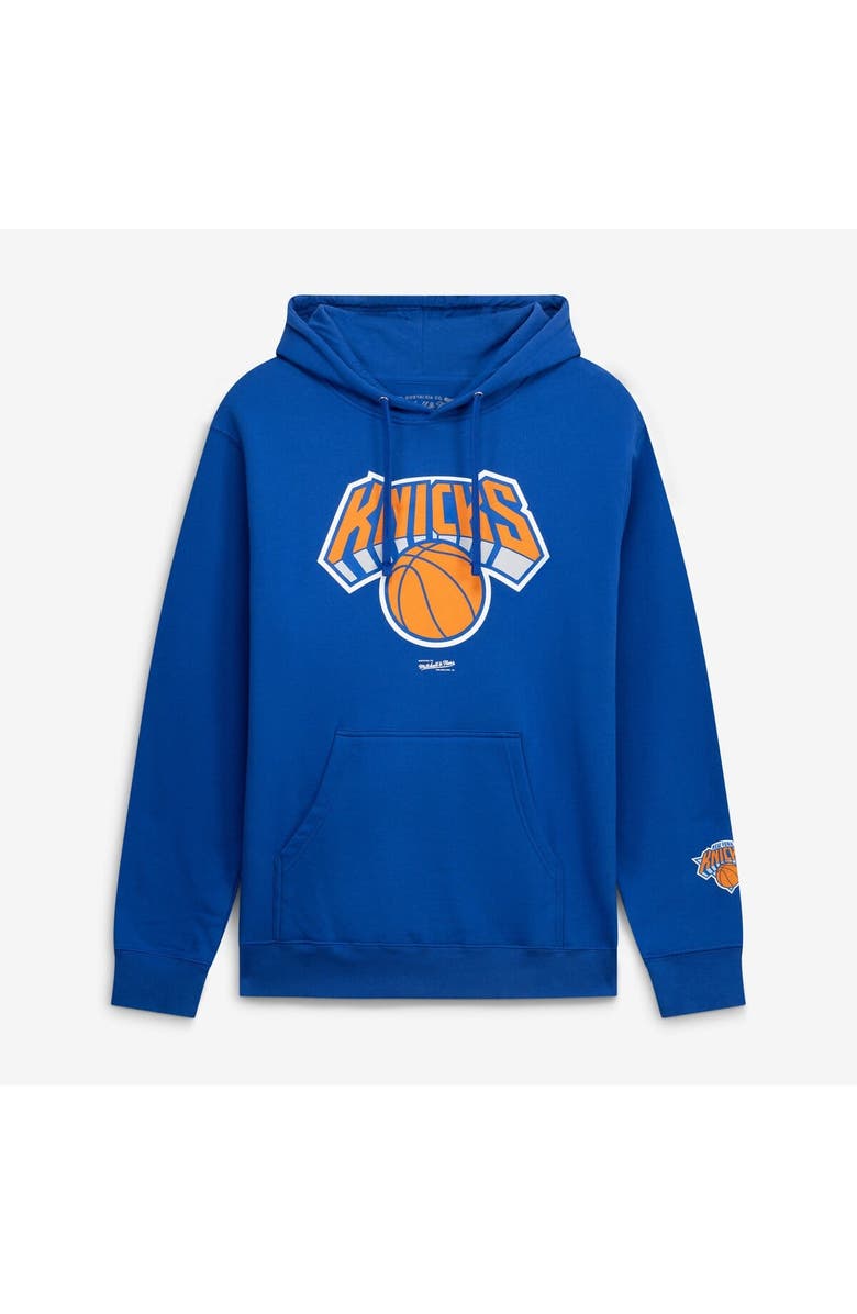 Mitchell & Ness Men's Mitchell & Ness Blue New York Knicks Fleece Hoodie, Main, color, Blue