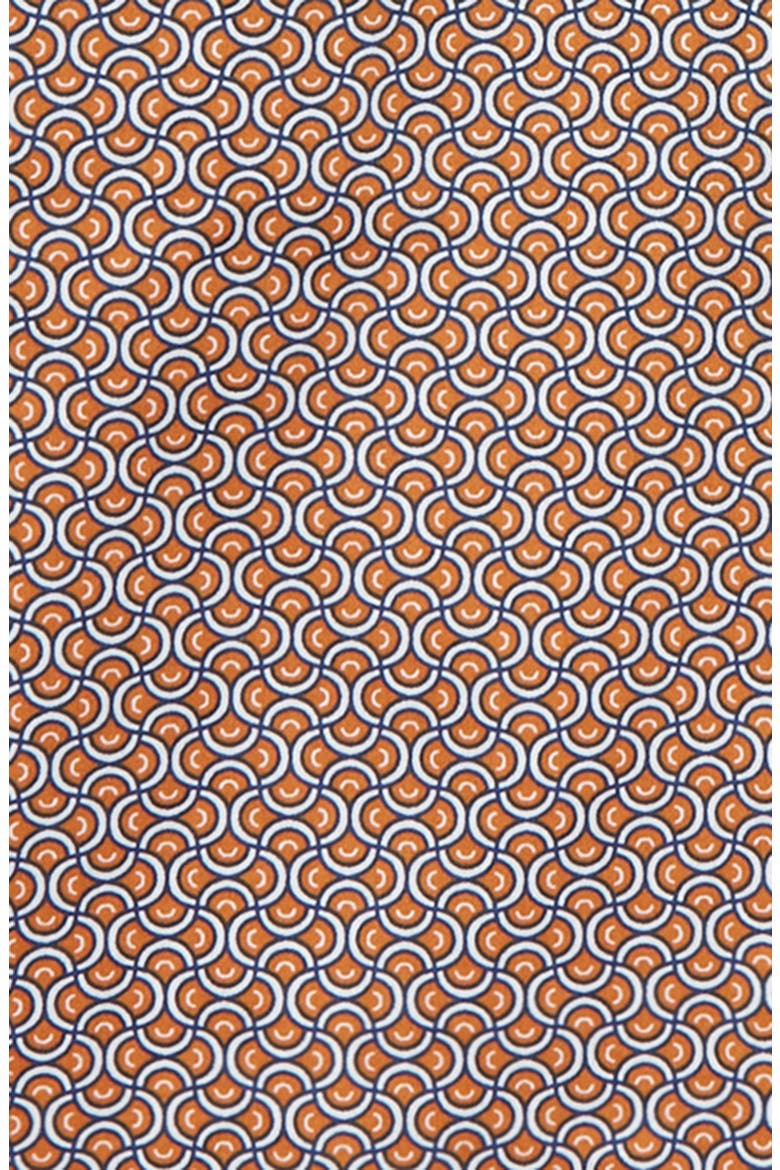 Kids' Print Button-Down Shirt, Alternate, color, ORANGE ROTATING ARCH
