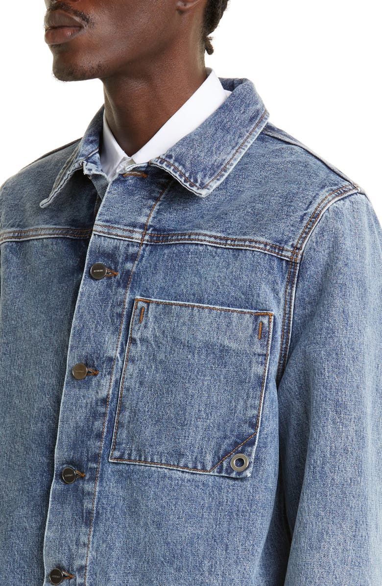 Jacquemus La Veste de Nîmes Denim Jacket, Alternate, color, 