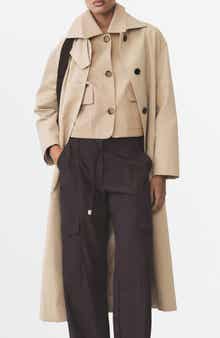 MANGO Cotton Blend Jacket