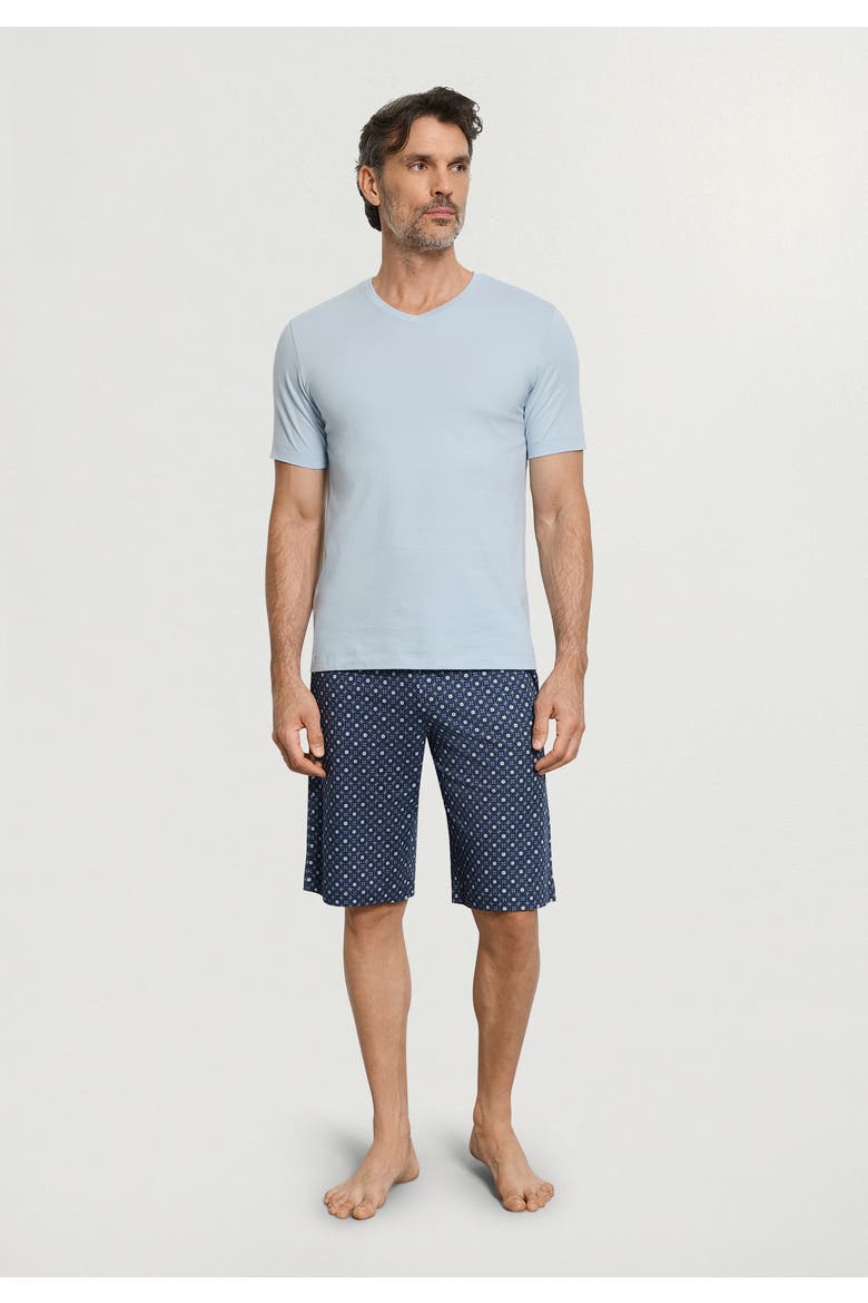 Living Shirts Cotton V-Neck T-Shirt, Alternate, color, Blue Lagoon