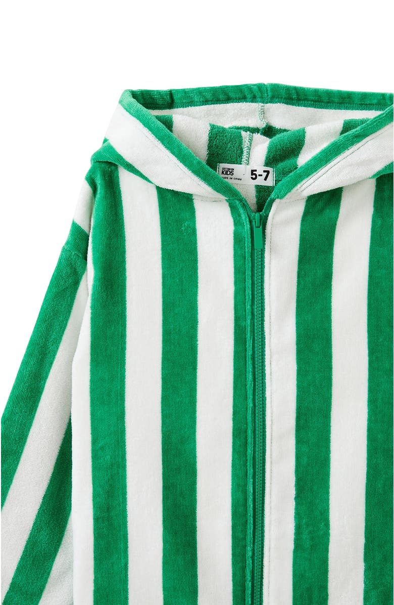 Cotton On Kids Kid's Kids Zip Thru Hooded Towel, Alternate, color, 