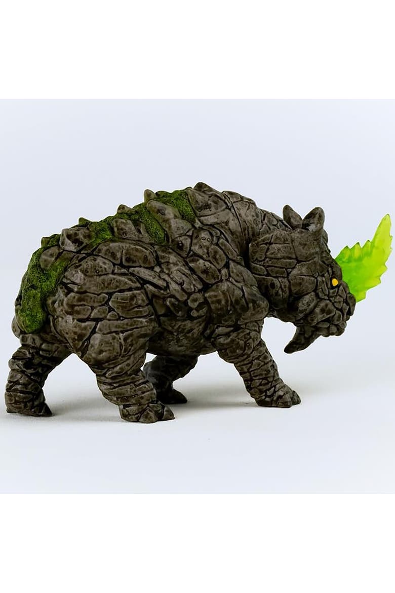 Eldrador Creatures Battle Rhino Fantasy Action Figure, Alternate, color, Multicolored