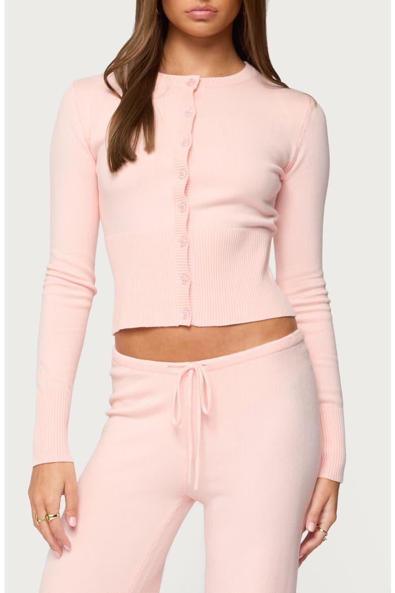 Montanna Rib Cardigan, Main, color, LIGHT-PINK