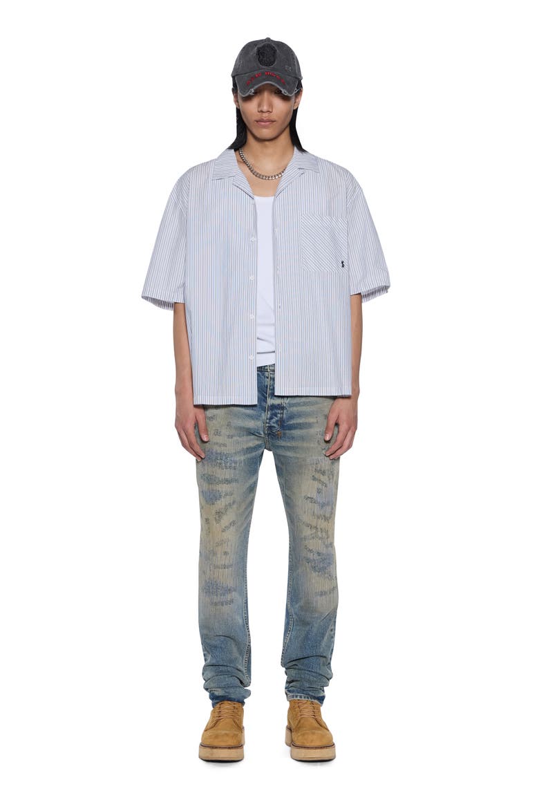 Chitch Brooklyn Slim Tapered Jeans, Alternate, color, DENIM
