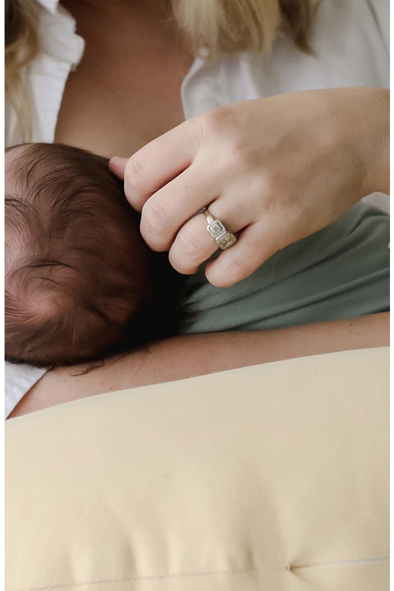 Feeding & Support Pillow, Alternate, color, HONEY