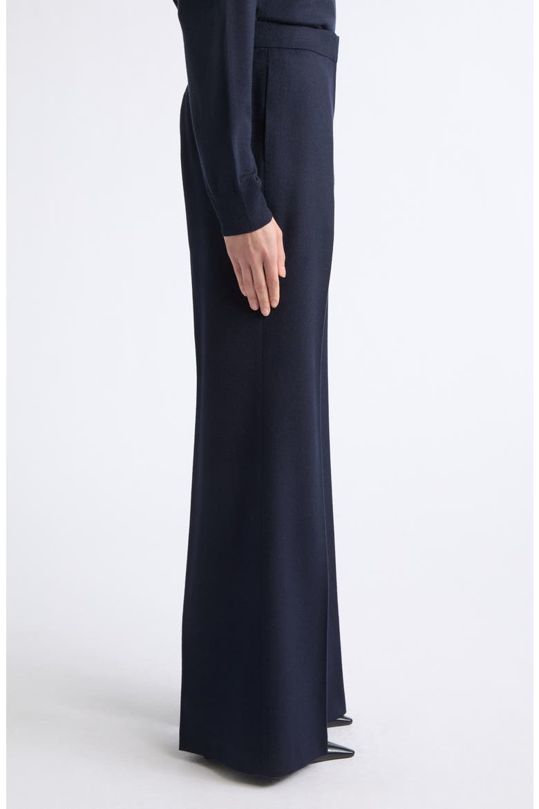 The Lafayette Camel Hair Wide Leg Pants, Alternate, color, INK