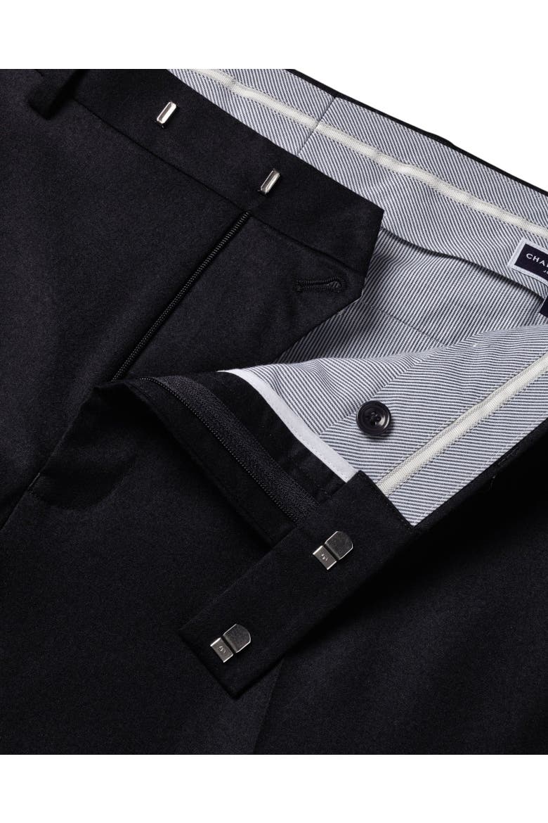 Slim Fit Italian Flannel Suit Pants, Alternate, color, Navy