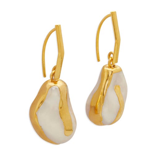 Dhwani Bansal Kora Drops In Gold Plated